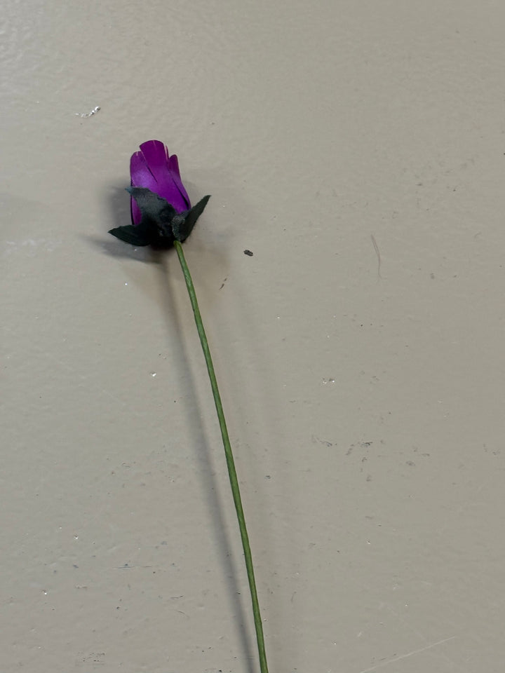 Purple wooden rose