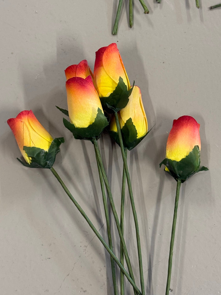 Sunset Ombré wooden rose